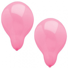 10 Luftballons  25 cm rosa