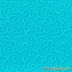 50 Servietten ROYAL Collection 1/4-Falz 40 cm x 40 cm türkis Casali