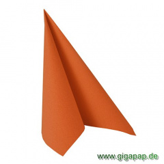50 Servietten ROYAL Collection 1/4-Falz 40 cm x 40 cm nektarine
