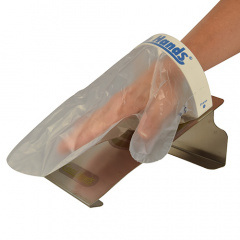 Clean Hands Base Kit Edelstahl 11,5 cm x 12,7 cm x 22 cm silber Handschuhwechselsystem