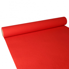 Tischläufer, Tissue -ROYAL Collection- 3 m x 40 cm rot auf Rolle