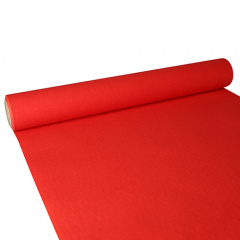 Tischlufer, Tissue -ROYAL Collection- 3 m x 40 cm rot auf Rolle
