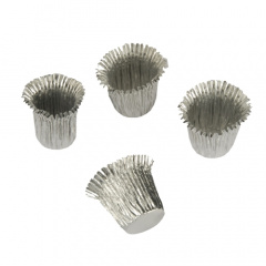18 Kerzenhlsen  1,9 cm 2,7 cm silber