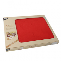100 Tischsets, Tissue -ROYAL Collection- 30 cm x 40 cm rot