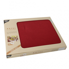 100 Tischsets, Tissue -ROYAL Collection- 30 cm x 40 cm bordeaux
