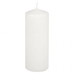 Stumpenkerze Ø 67 mm 180 mm weiss