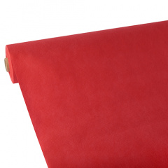 Tischdecke rot 25m x 1,18m stoffähnlich, Vlies 