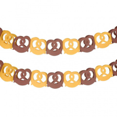 Flaggenkette Papier 4 m Gru/ß vom Oktoberfest schwer entflammbar Girlande