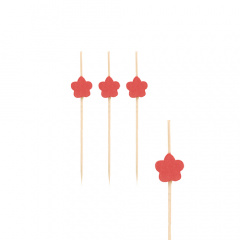 100 Fingerfood - Picker 7 cm Flower