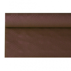 Papiertischtuch mit Damastprgung 6 m x 1,2 m braun