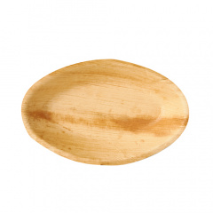 25 Schalen, Palmblatt pure oval 300 ml 20 cm x 12,5 cm x 3 cm