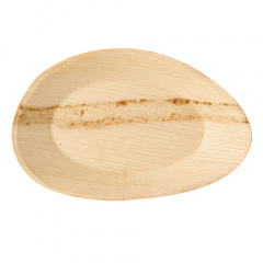 25 Teller, Palmblatt pure oval 26 cm x 17 cm x 2,5 cm