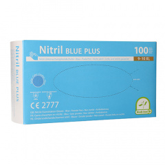 100 Medi-Inn Handschuhe, Nitril puderfrei Blue Plus blau Gre XL